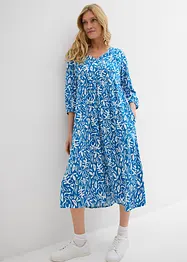 Midi jurk van vloeiende viscose, bonprix