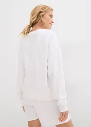 Oversized sweater met borduurwerk, bonprix