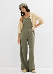 Jersey jumpsuit met spaghettibandjes, bonprix