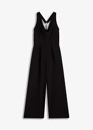 Jumpsuit met watervalhals, bonprix