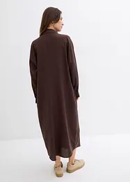 Oversized overhemdjurk van een viscosemix, bonprix