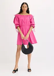 Jersey jurk met Carmen halslijn, bonprix