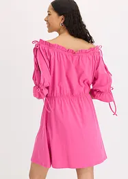 Jersey jurk met Carmen halslijn, bonprix