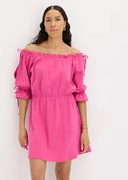 Jersey jurk met Carmen halslijn, bonprix