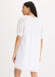 Jurk met broderie anglaise, bonprix