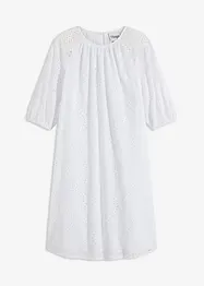 Jurk met broderie anglaise, bonprix