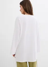 Oversized shirt van een elastische katoenmix, bonprix