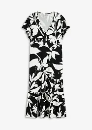Midi jurk met kapmouwen, bonprix