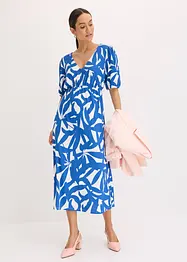 Midi jurk met pofmouwen, bonprix