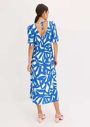 Midi jurk met pofmouwen, bonprix