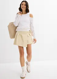Off shoulder shirt in ausbrenner look, bonprix