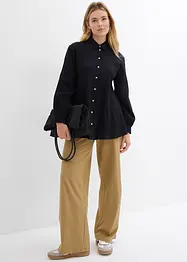 Lange blouse, wijd model, van katoen, bonprix