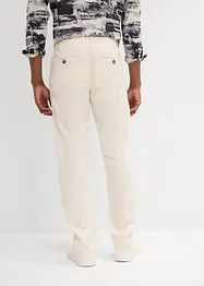Regular fit chino met linnen, straight, bonprix