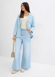 Wide leg jeans, mid waist, comfortabele band, bonprix