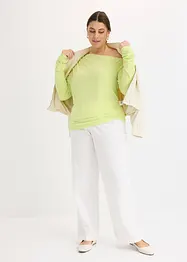Off shoulder shirt met rimpels, bonprix