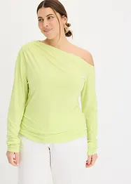 Off shoulder shirt met rimpels, bonprix