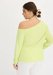 Off shoulder shirt met rimpels, bonprix