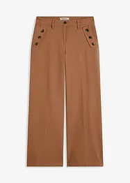 Twill broek met sierknopen, bonprix