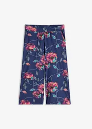Culotte pyjamabroek met steekzakken en viscose, bonprix