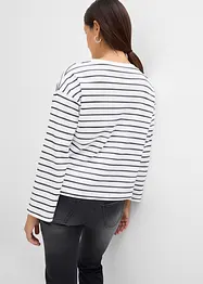 Gestreept shirt van puur biologisch katoen, bonprix