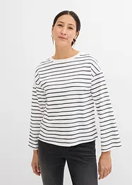 Gestreept shirt van puur biologisch katoen, bonprix