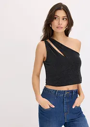 Top met one shoulder twist, bonprix