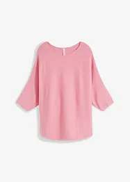 Geribde oversized trui van viscosemix, bonprix