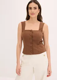 Blousetop met knopen, bonprix