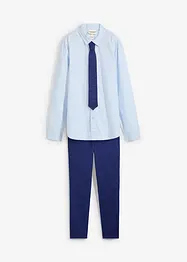 Chino, overhemd en stropdas (3-dlg. set), bonprix