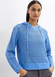 Ajour trui met capuchon, bonprix