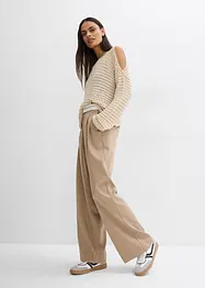 Boxy ajour trui met cut-outs, bonprix