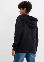 Sweatvest met capuchon van zachte katoen-mix, bonprix