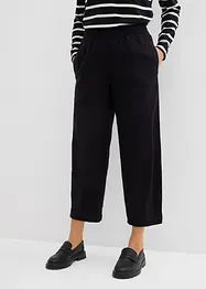 Slip-on broek met linnen, 7/8 lengte, bonprix