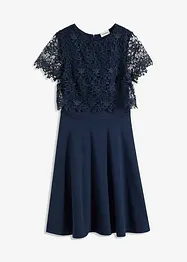Midi jurk met kant, bonprix