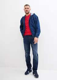 Henley shirt, korte mouw (set van 2) van biologisch katoen, bonprix