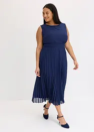 Chiffon jurk met plissérok, bonprix