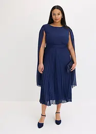 Chiffon jurk met plissérok, bonprix
