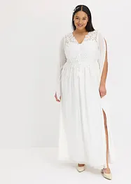 Trouwjurk van chiffon met kant, bonprix
