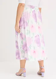 Gedessineerde maxi rok met comfortabele band, bonprix