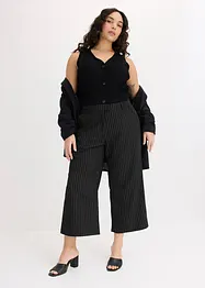 Culotte met krijtstrepen, bonprix