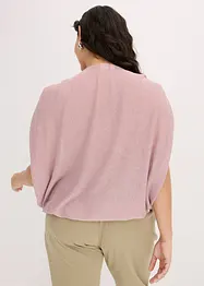 Shirt van lurex met drapering, bonprix