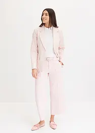 Stretch twill broek met riem, bonprix