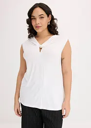 Jersey top met twist, bonprix