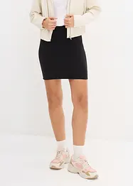 Stretch jersey rok met biologisch katoen (set van 2), bonprix