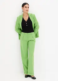 Geribde trui met viscose, bonprix