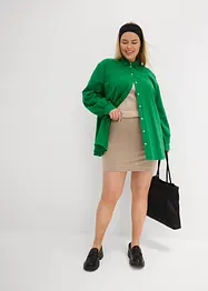 Stretch jersey rok met biologisch katoen (set van 2), bonprix