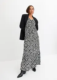 Gedessineerde maxi jurk van soepele viscose, bonprix