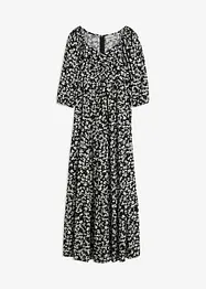 Gedessineerde maxi jurk van soepele viscose, bonprix