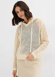 Ajour trui met capuchon, bonprix