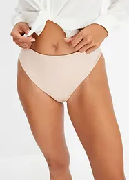 High waist string van glanzend materiaal (set van 2), bonprix